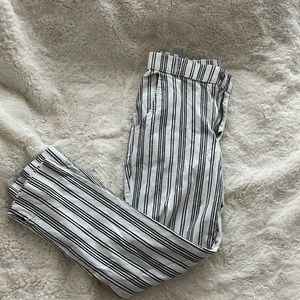 Hollister high waisted striped pants